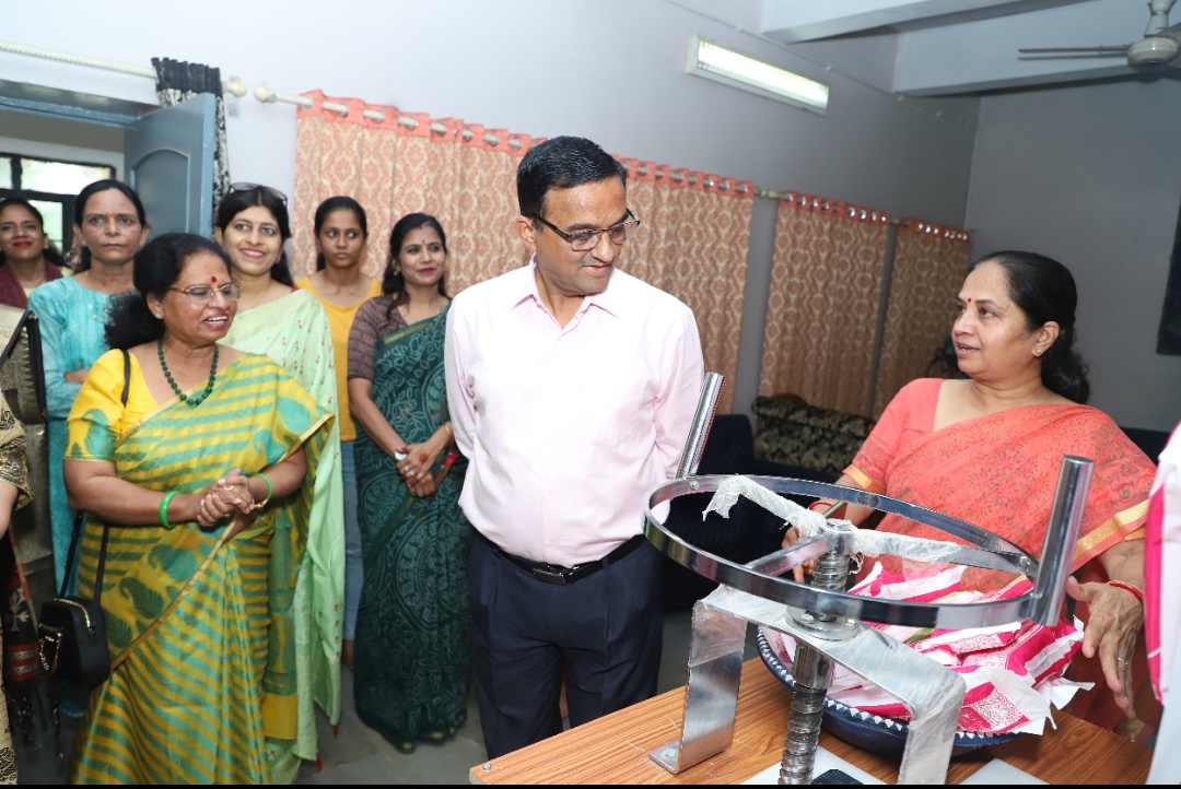 Biodegradable Sanitary Pads Training: Entrepreneurship Focused and Environment Friendly Initiative by Sakhi- Dr. Narendra Singh Rathore