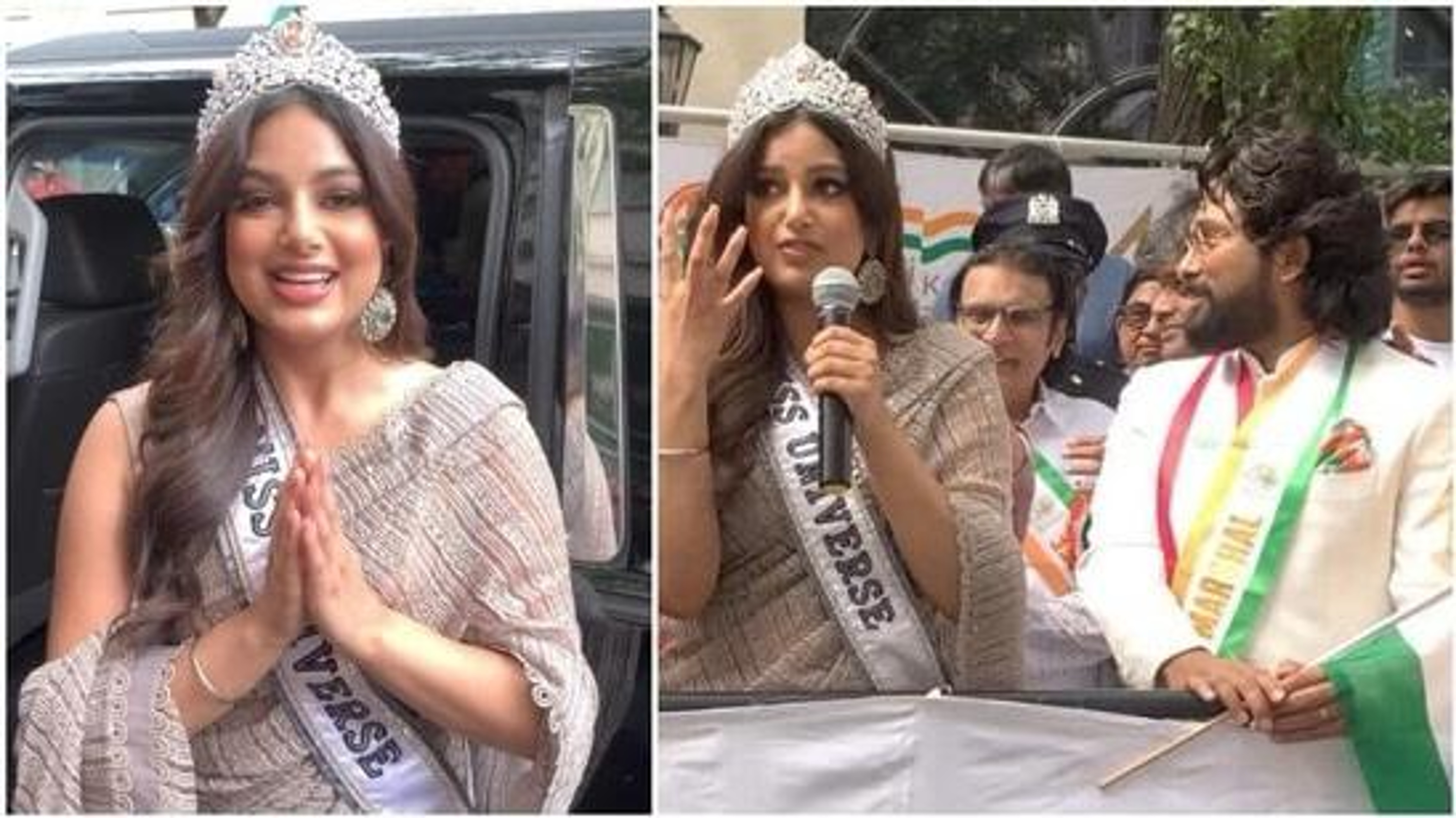 Allu Arjun, Kailash Kher and Miss universe 2021 made a grand entry in India day parade in New York 