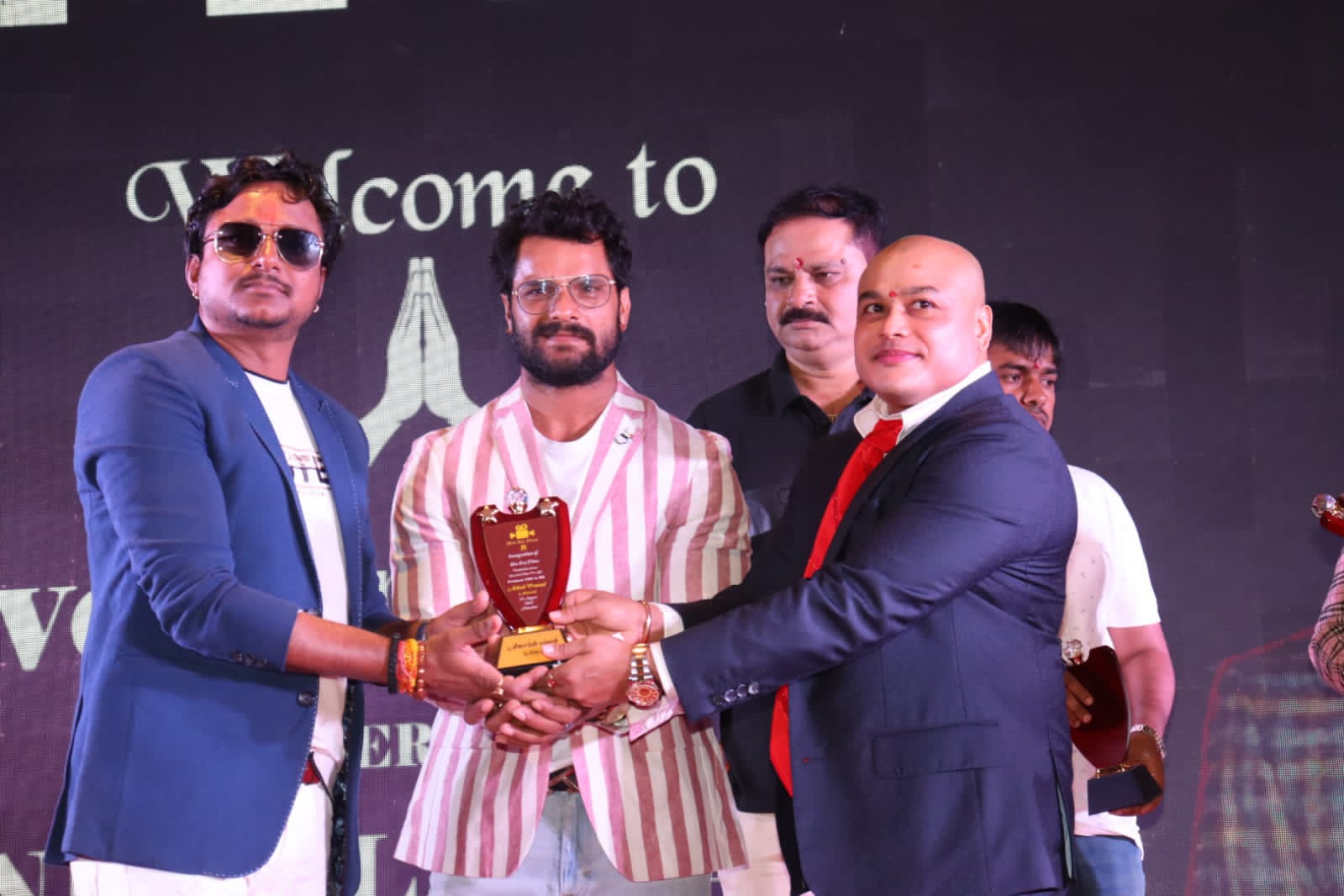 Khesari Lal Yadav launches new production house IEVE ERA FILMS.