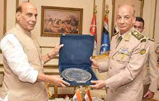 रक्षा साझेदारी बढाने पर भारत‚ मिस्र में समझौता