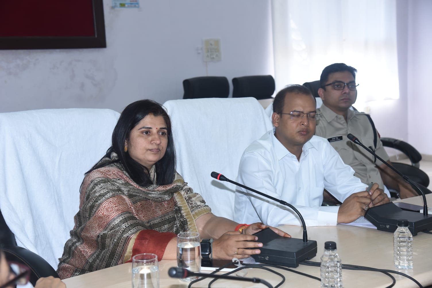 राजस्थान राज्य बाल अधिकार संरक्षण आयोग की अध्यक्ष श्रीमती संगीता बेनीवाल का भीलवाड़ा दौरा