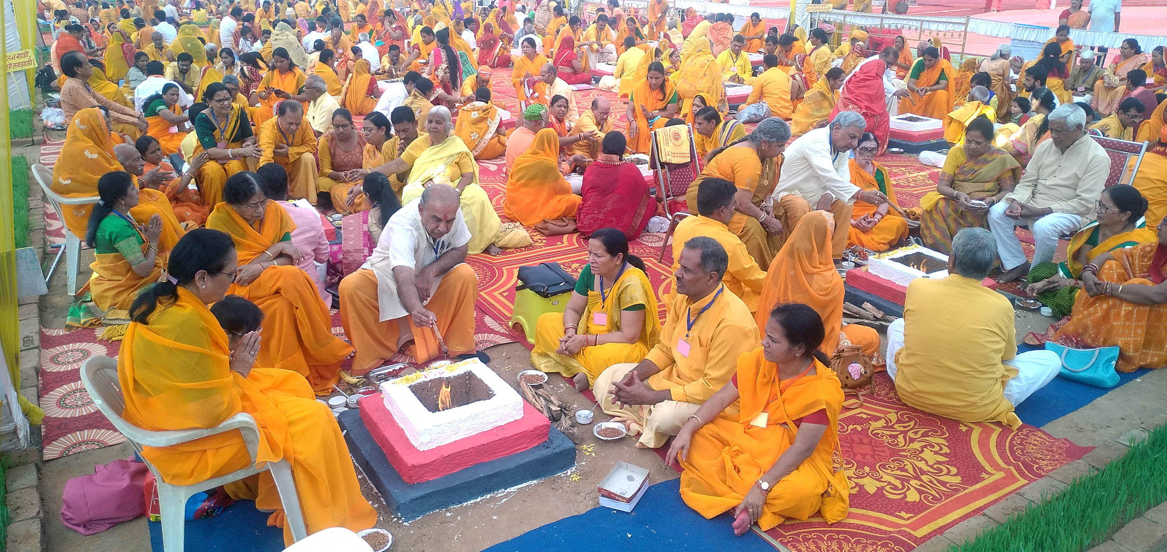 108 कुंडीय गायत्री महायज्ञ का दूसरा दिन