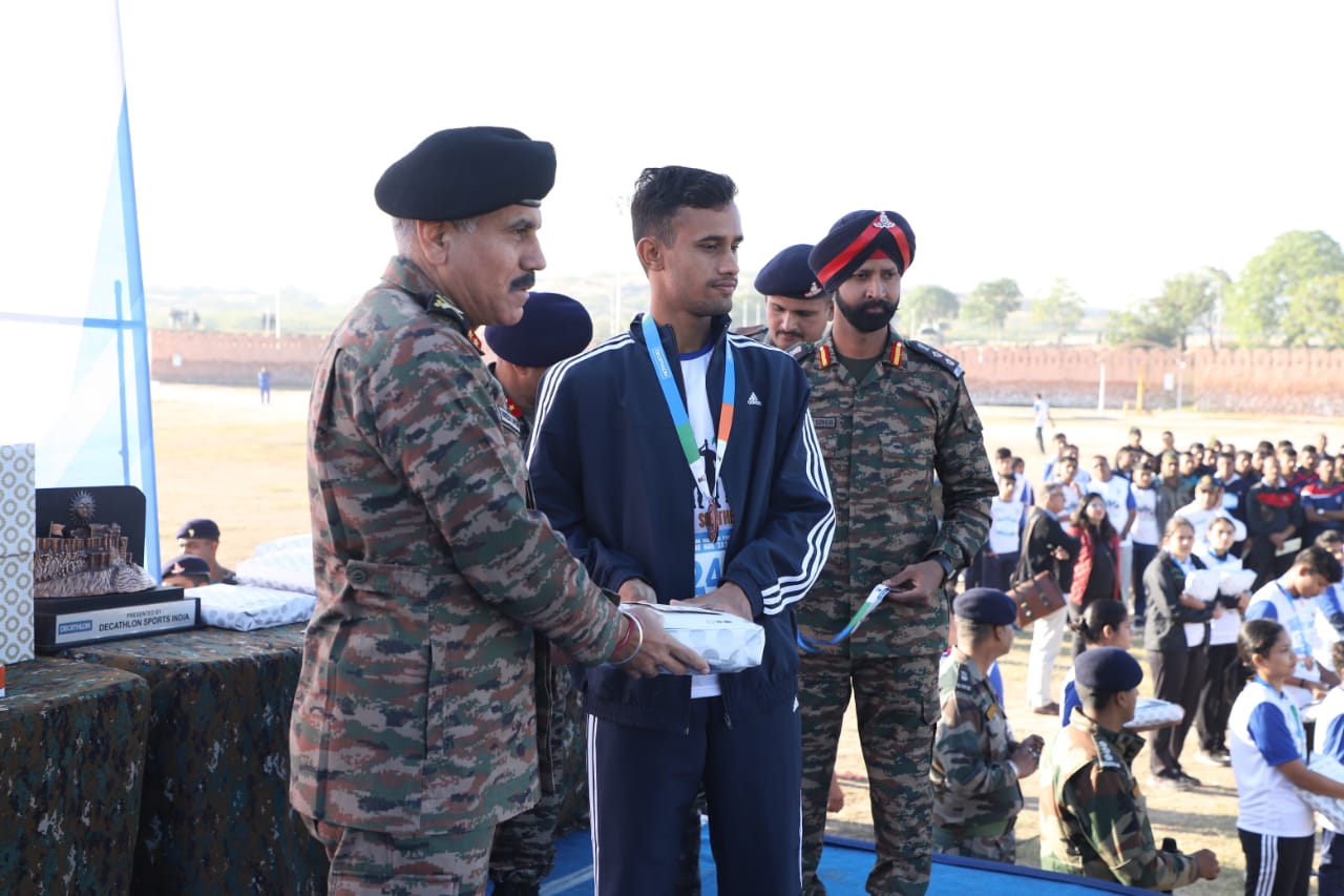 SOUTHERN STAR VIJAY RUN 51ST ANNIVERSARY OF EPIC INDO-PAK 1971 WAR CELEBRATED AS VIJAY DIWAS IN JODHPUR MILITARY STATION