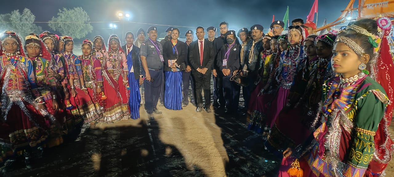 18वीं राष्ट्रीय स्काउट गाइड जंबूरी में उदयपुर कलेक्टर ताराचंद मीणा छाए