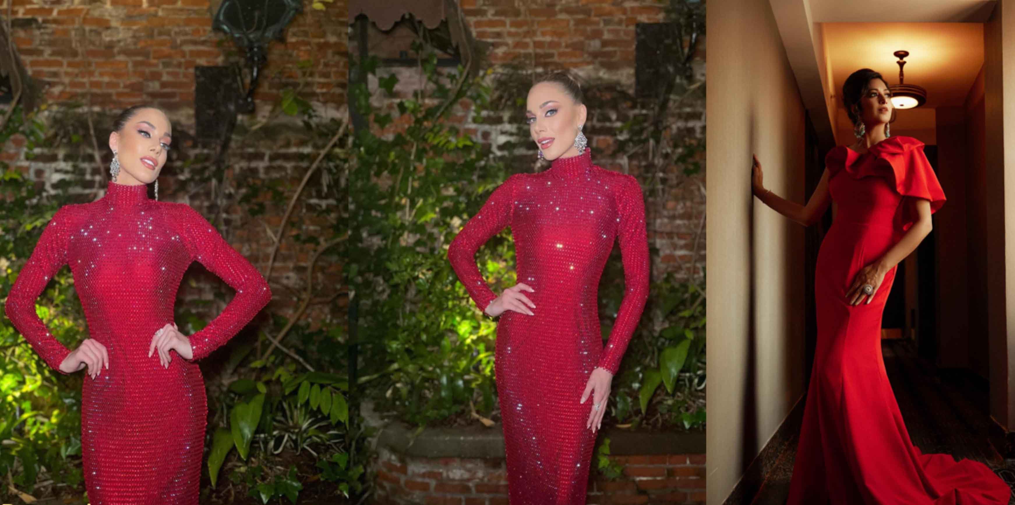 Anjali Phougat designs shines in Miss Universe - Sofia Depassier Miss Universe chilli wearing designer dream collection
