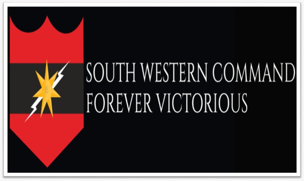 SOUTH WESTERN COMMAND INVESTITURE CEREMONY TO BE HELD 