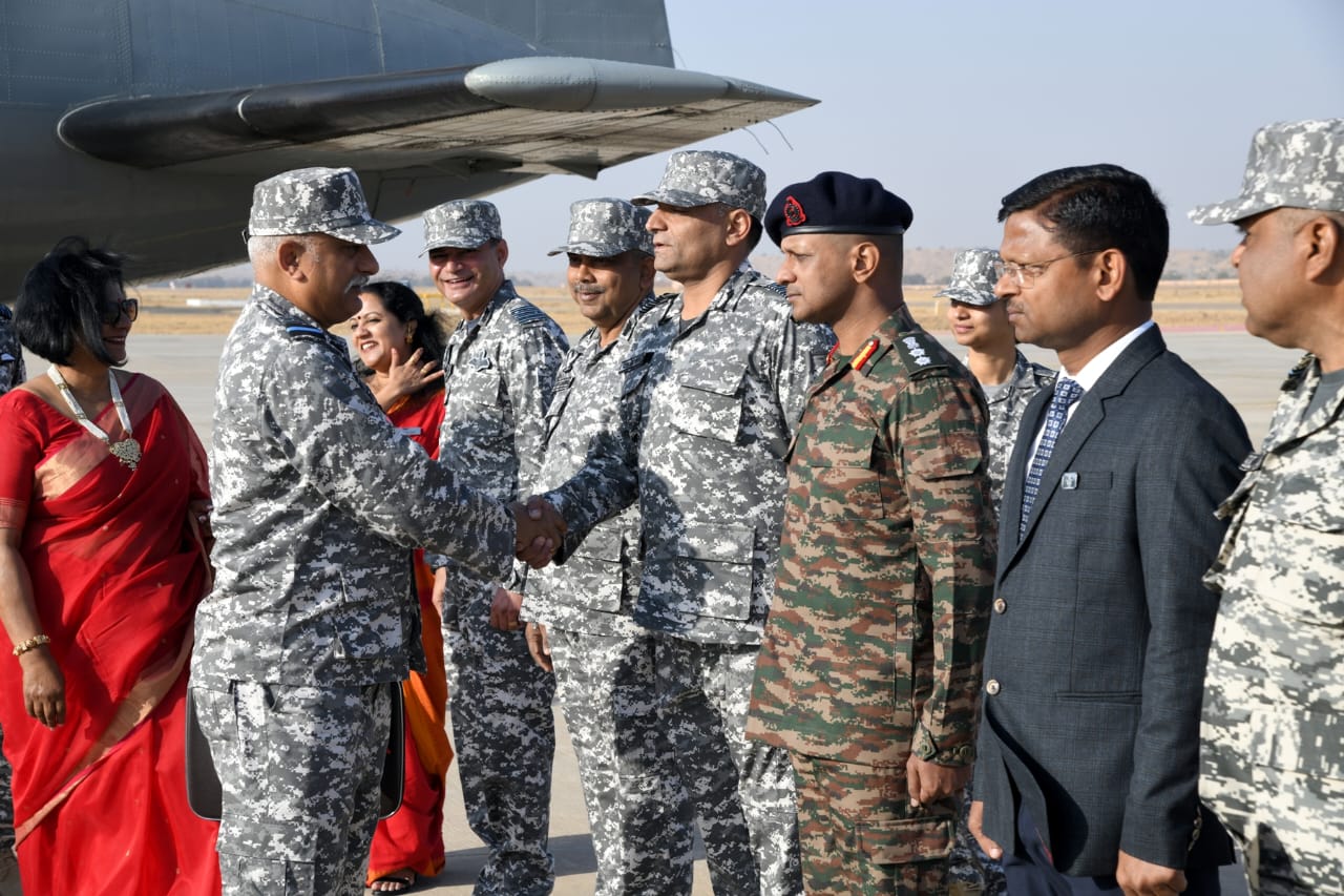 COMMANDERS' CONFERENCE OF SOUTH WESTERN AIR COMMAND AT AIR FORCE STATION JAISALMER