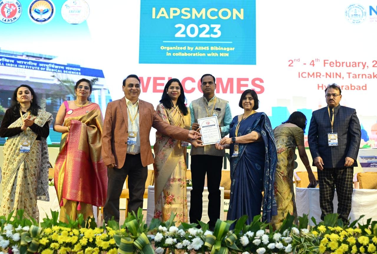 डॉ मेधा माथुर को IAPSMCON 2023 में राष्ट्रपति पुरस्कार से सम्मानित