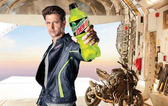 MOUNTAIN DEW®REITERATES DARR KE AAGE JEET HAI AAGE MANTRA WITH HRITHIK ROSHAN