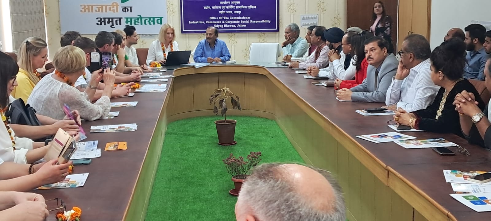Rajiv Arora, Chairman RSIC and REPC Invites Lithuanian Trade Delegate to 'Rajasthan International Expo' in Jodhpur