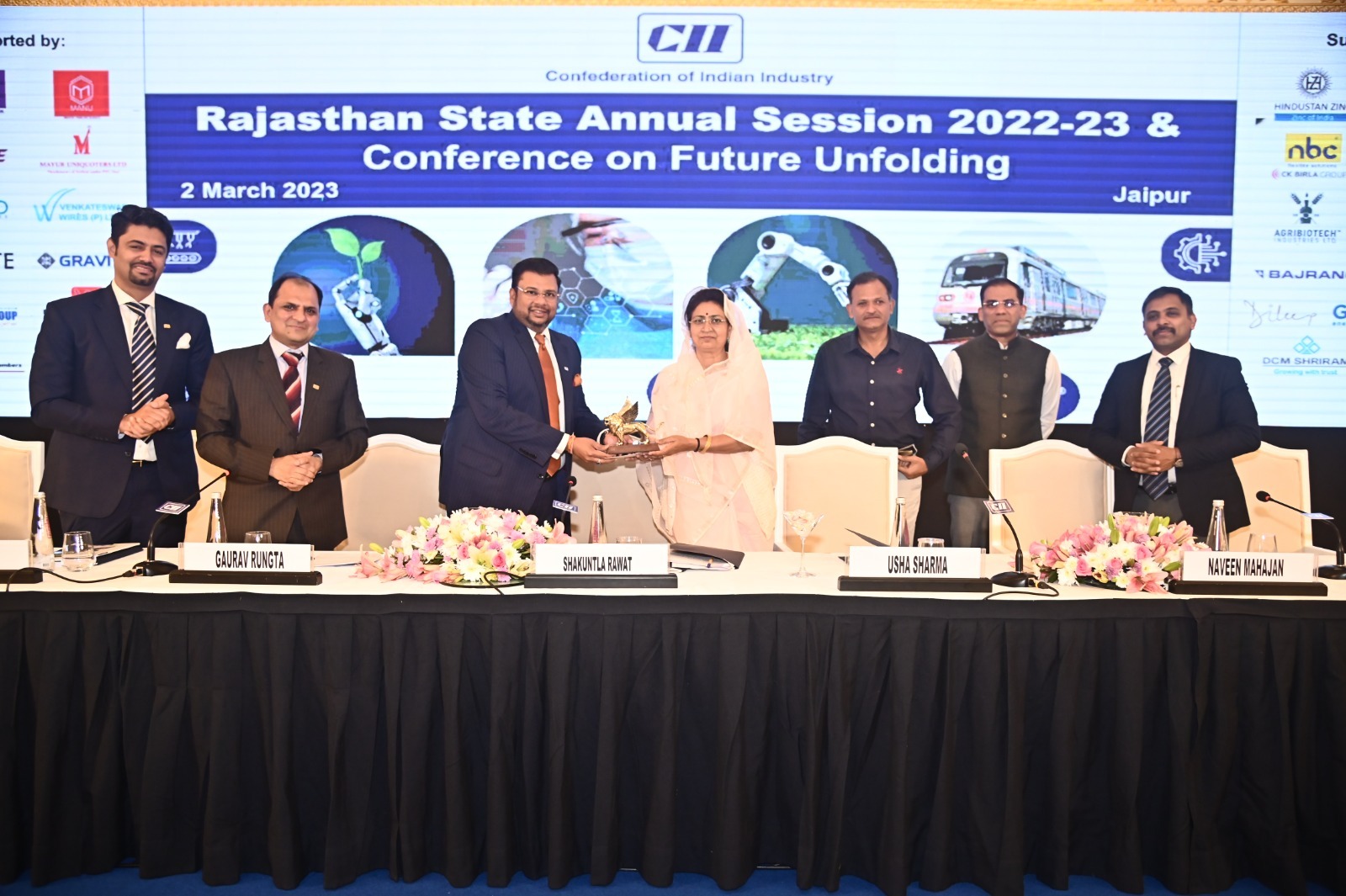 CII Rajasthan Annual Session and Conference on ‘Future Unfolding’