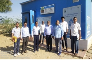 जल शक्ति मंत्रालय की केन्द्रीय टीम ने जल जीवन मिषन के कार्यो का किया निरिक्षण