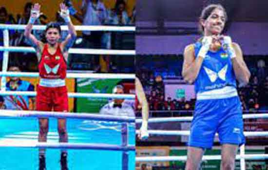 भारतीय मुक्केबाज निकहत व नीतू महिला विश्व चैम्पियनशिप के फाइनल में