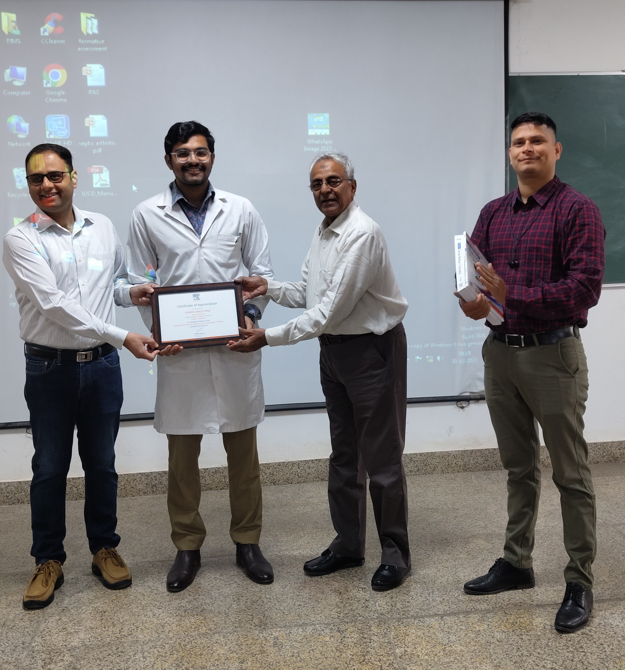 PIMS student Jaminsinh Rao honored