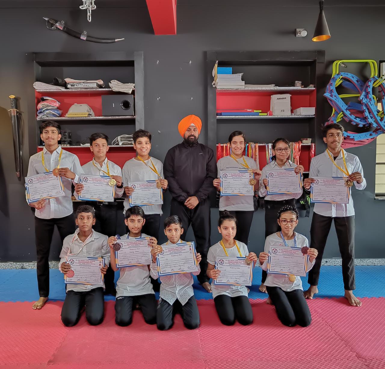 Udaipur students participated and won medals in various sports competitions