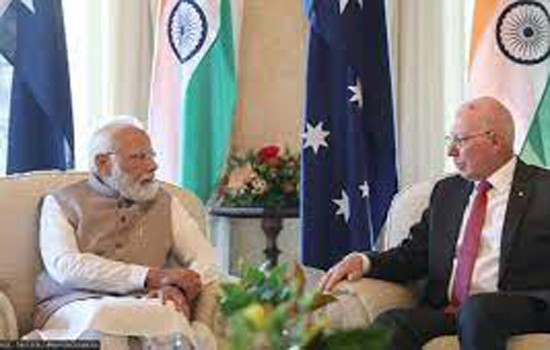 मोदी ने ऑस्ट्रेलिया के गवर्नर जनरल डेविड हर्ले से मुलाकात की