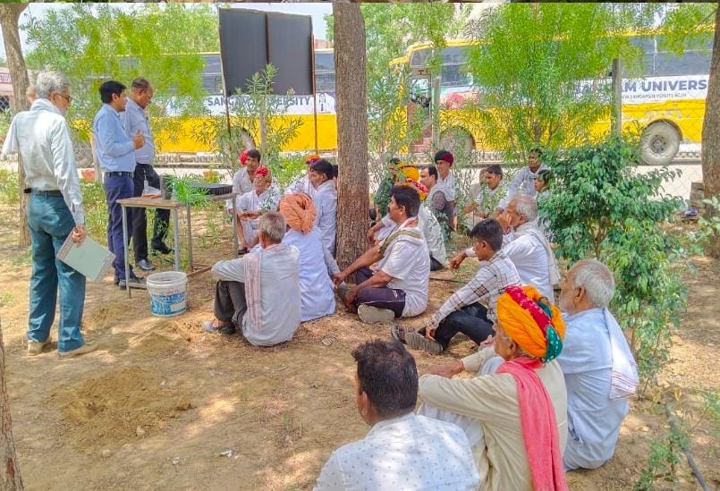 Joint Initiative of Women Farmer Training by Sangam University and NABARD