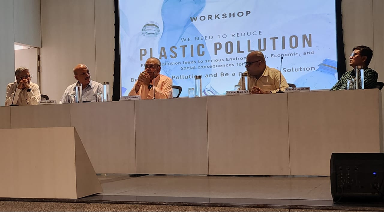”प्लास्टिक प्रदूशण के समाधान“ पर कार्यषाला का आयोजन