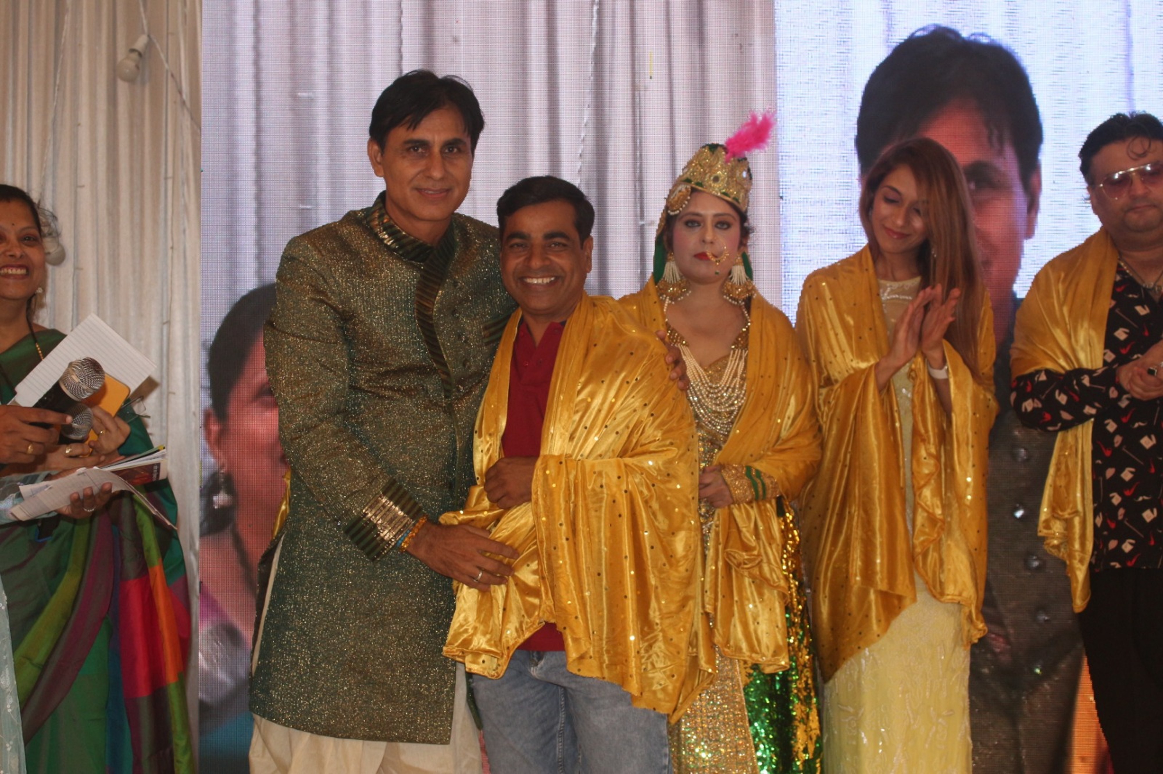 Actor Teetu Verma attended the Vasai Gaurav Award