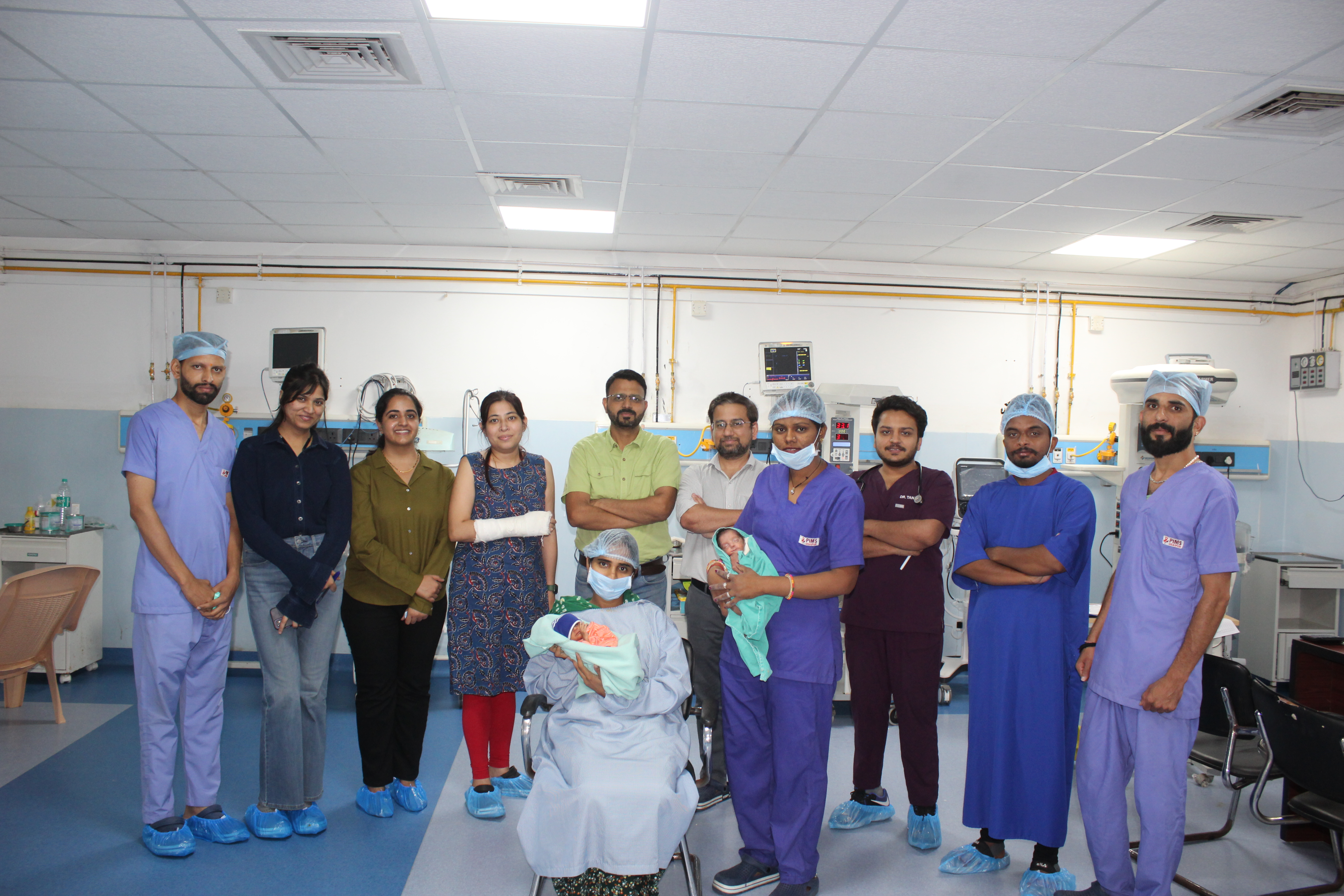 PIMS :successfully treated twins born with low birth weight