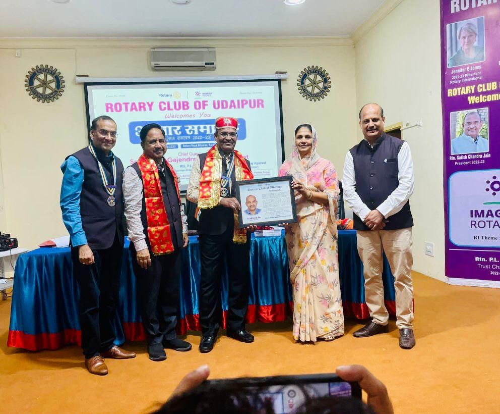  Appreciation Ceremony Organized by Rotary Club Udaipur