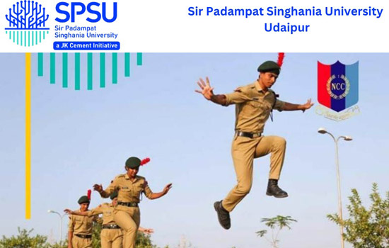 SPSU’s NCC Officer Lt. (Dr.) D S Chouhan Commended