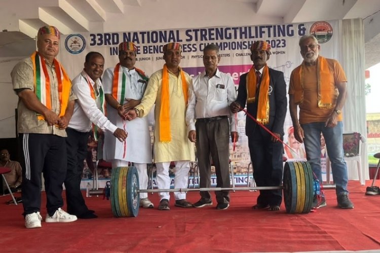 The 33rd National Strength Lifting Competition commenced with grandeur