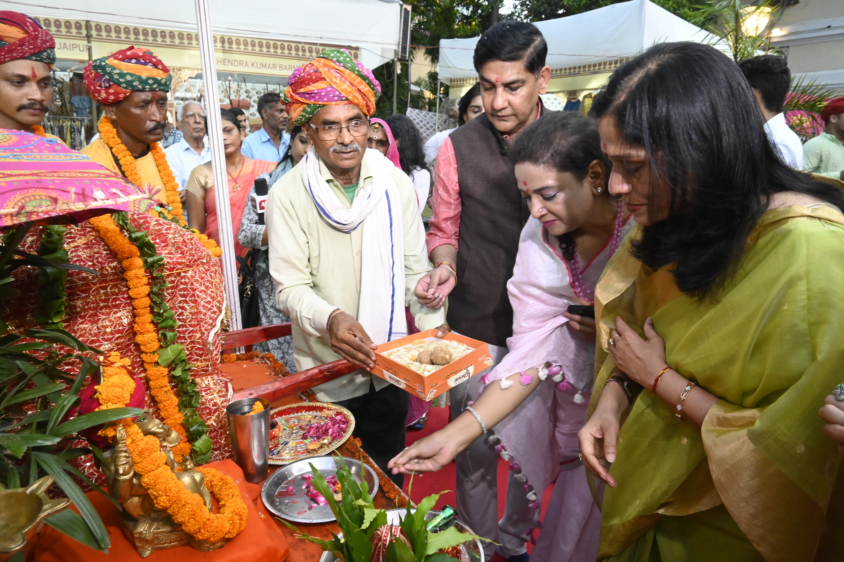 Splendor of Shravan Festival Shines at Bikaner House, New Delhi