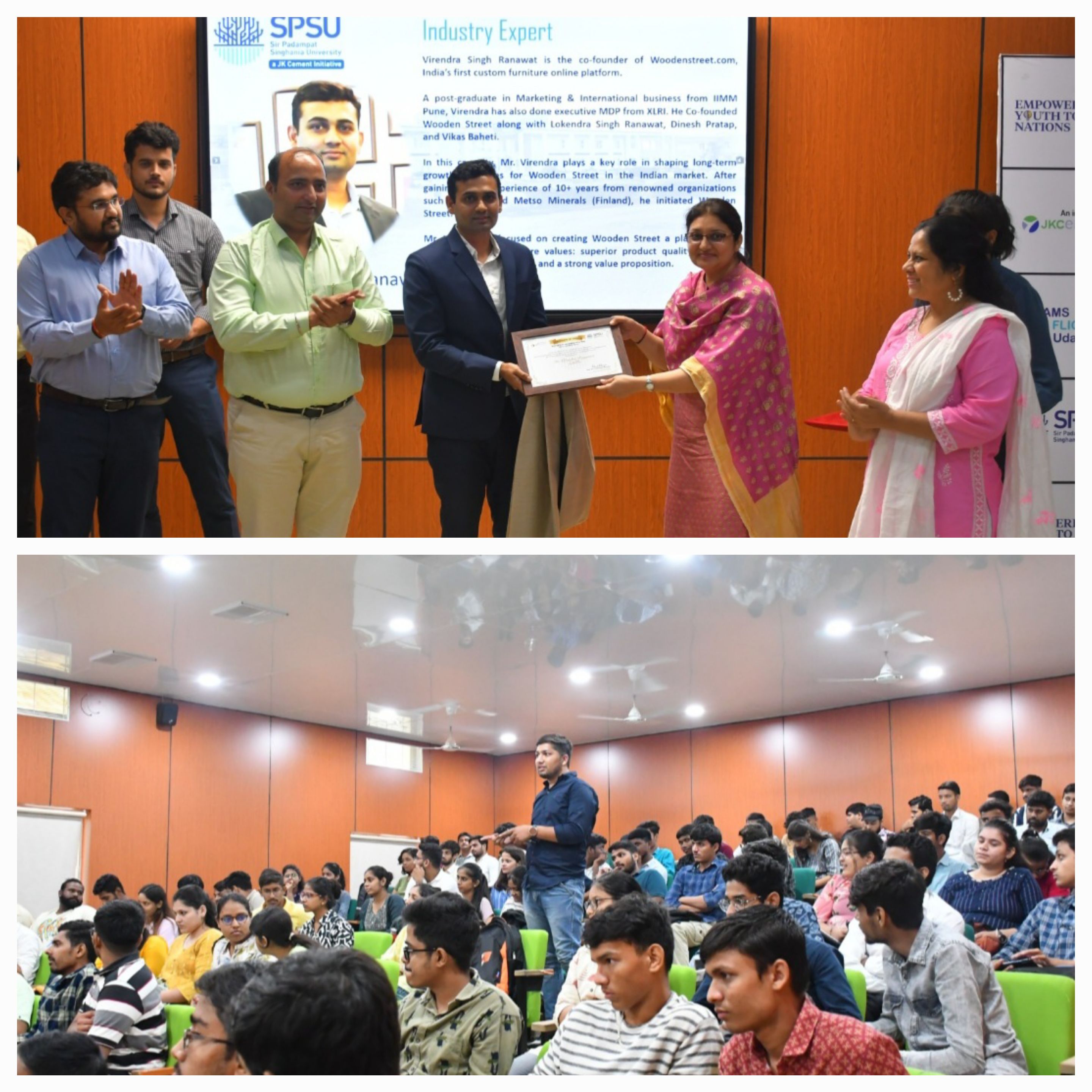 SPSU में विश्व उद्यमिता दिवस समारोह