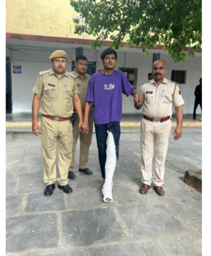 Apprehended the notorious criminal Divyanshu Meena 