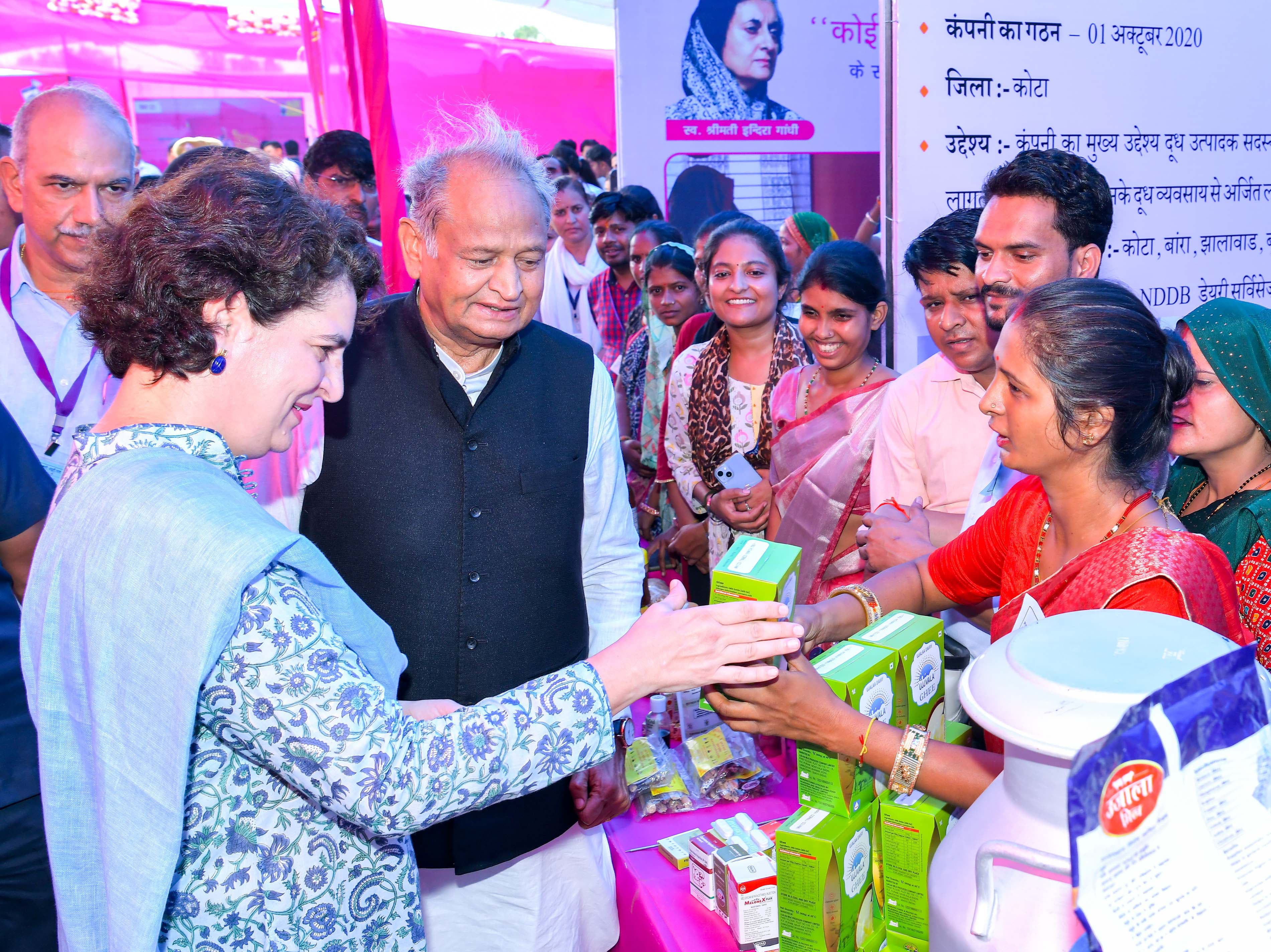 Inauguration of Indira Kitchen Scheme (Rural) in Rajasthan
