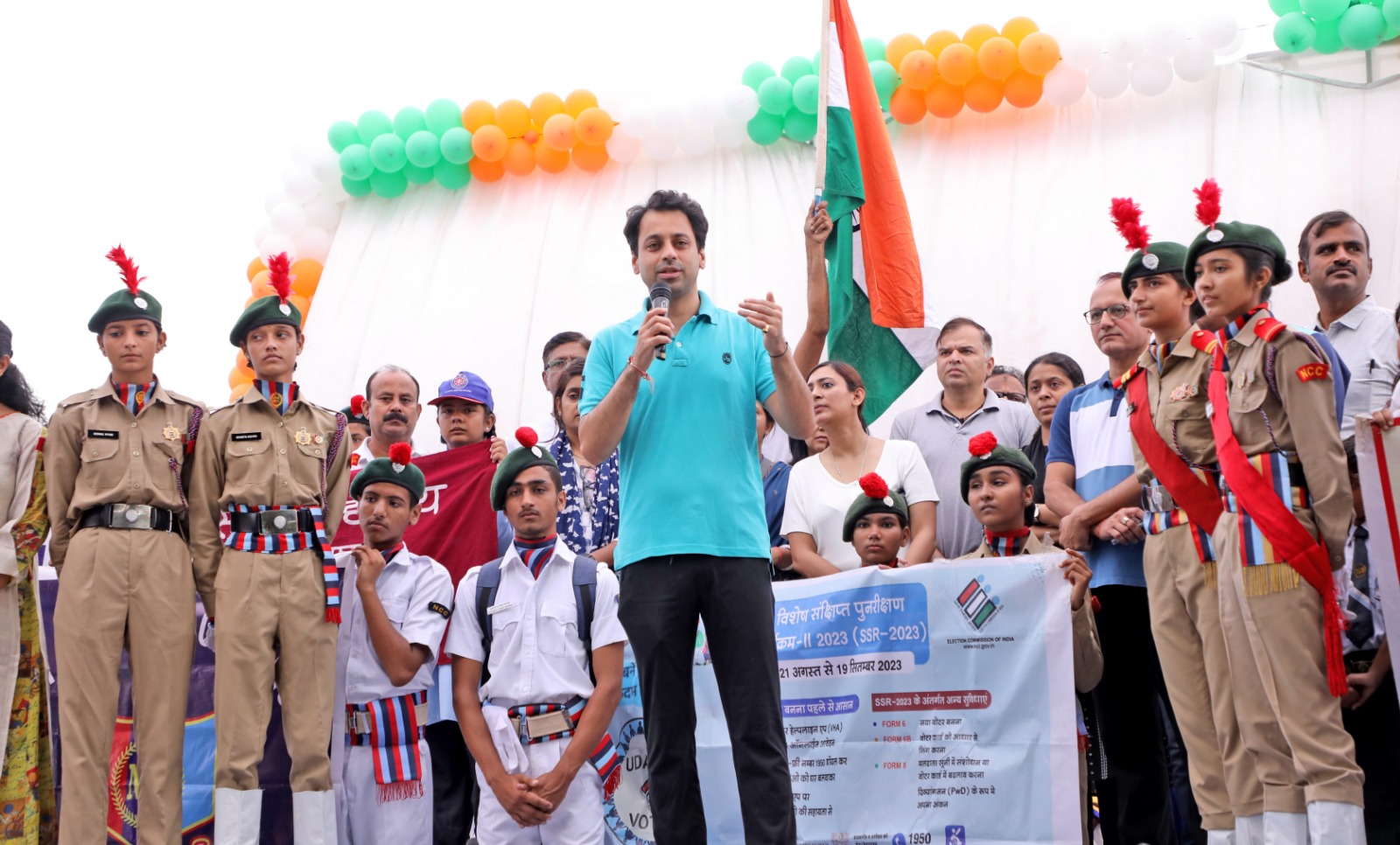 Citizen Participation Promoted in Udaipur with Voter Awareness Program and Rally