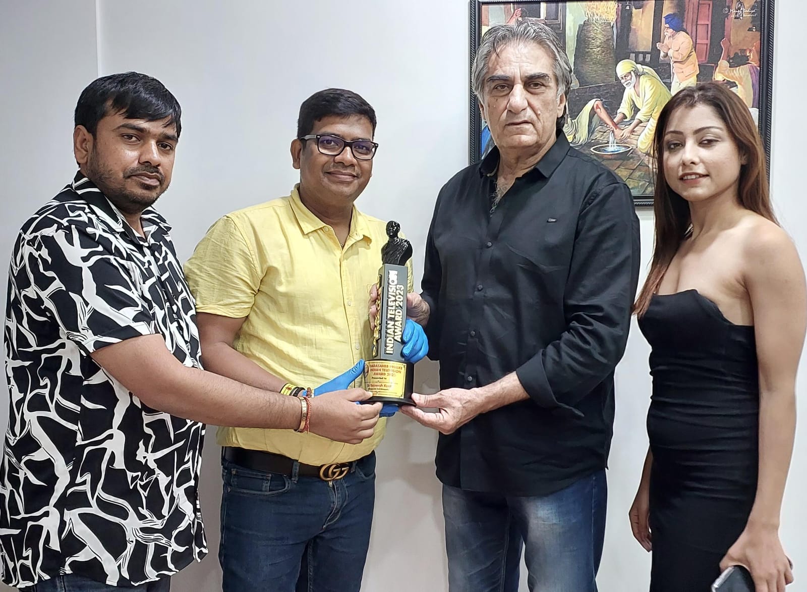 Sanjay Bhushan Patiala Receives Dada Saheb Phalke Indian Television Award!