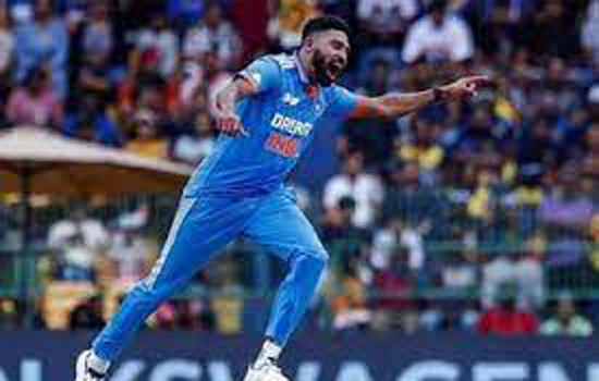सिराज की आईसीसी वनडे गेंदबाजी रैंकिंग में शीर्ष स्थान पर वापसी