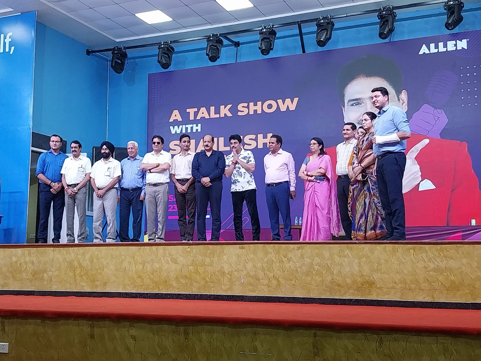हास्य अभिनेता एवं लेखक शैलेष लोढ़ा ने एलन में कोटा कोचिंग विद्यार्थियों से किया संवाद  