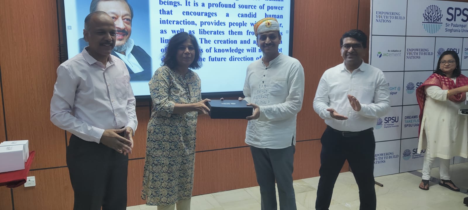 4th YP Singhania Memorial Lecture at SPSU