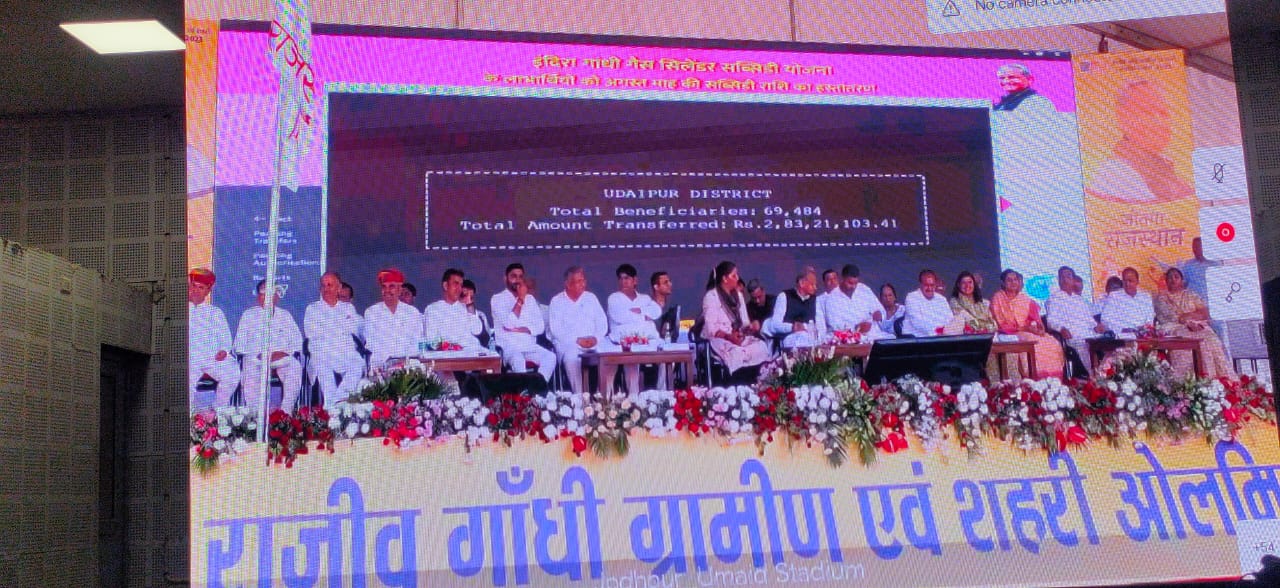 Udaipur Celebrates Indira Gandhi Gas Subsidy