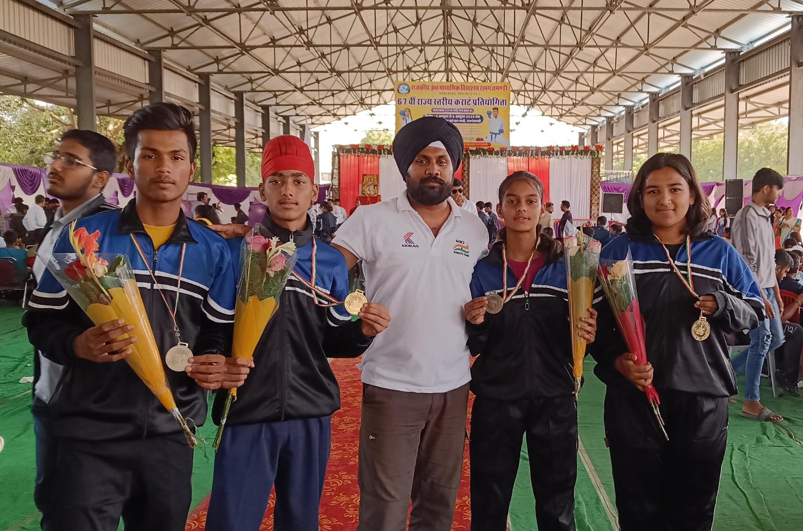Four Students from Suraksha Marshal Art Academy Shine
