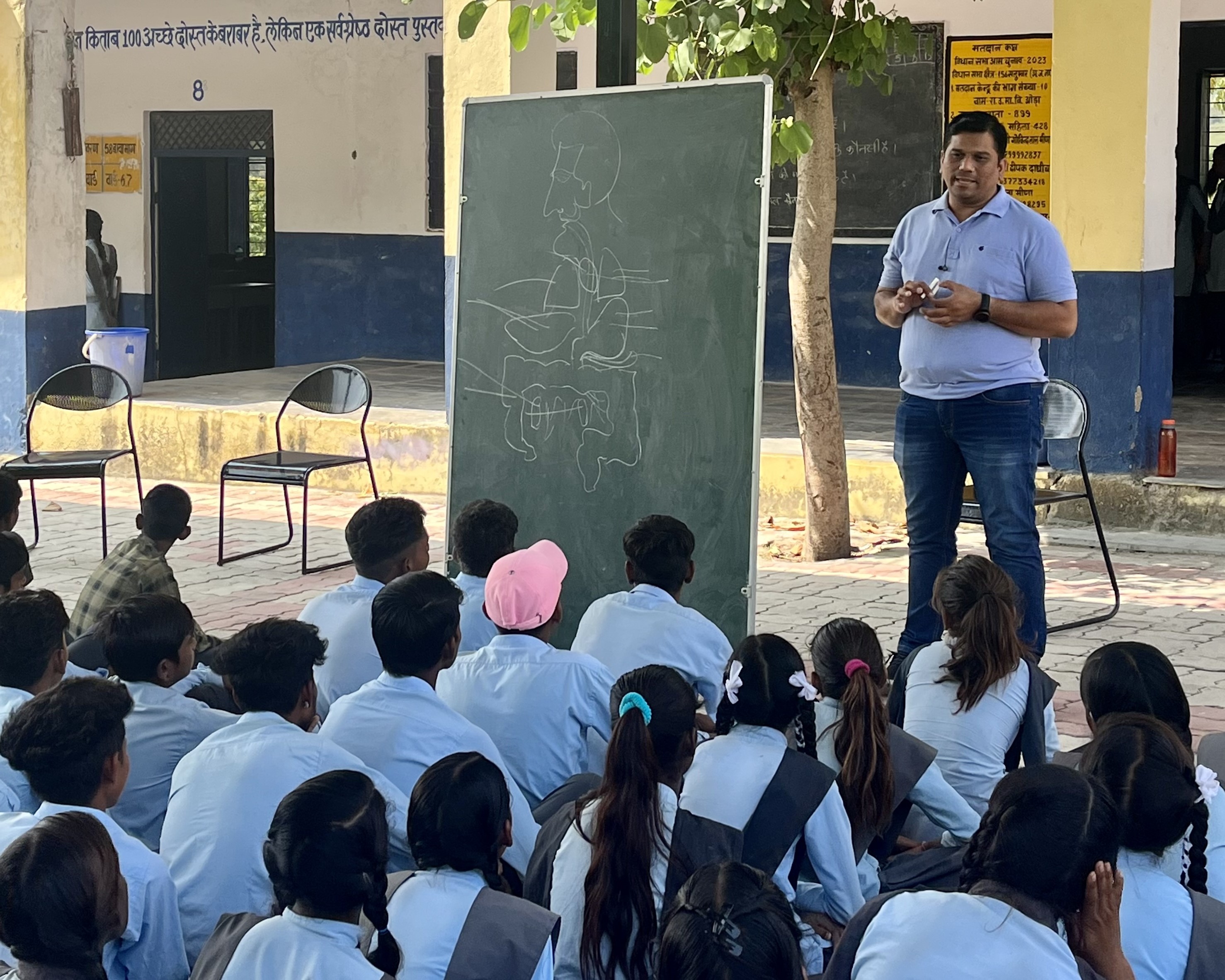हिन्दुस्तान जिं़क द्वारा सीएसआर के तहत् अगंदान हेतु जागरूकता सत्र आयोजित