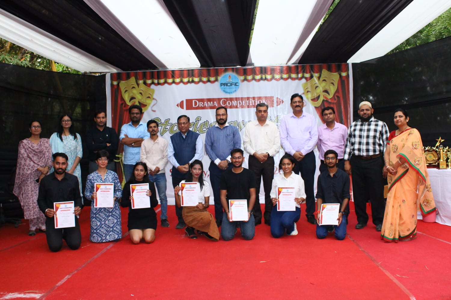 पेसिफिक प्रबन्ध संकाय में नाट्य प्रतियोगिता में विद्यार्थियों ने दिखाला दमखम
