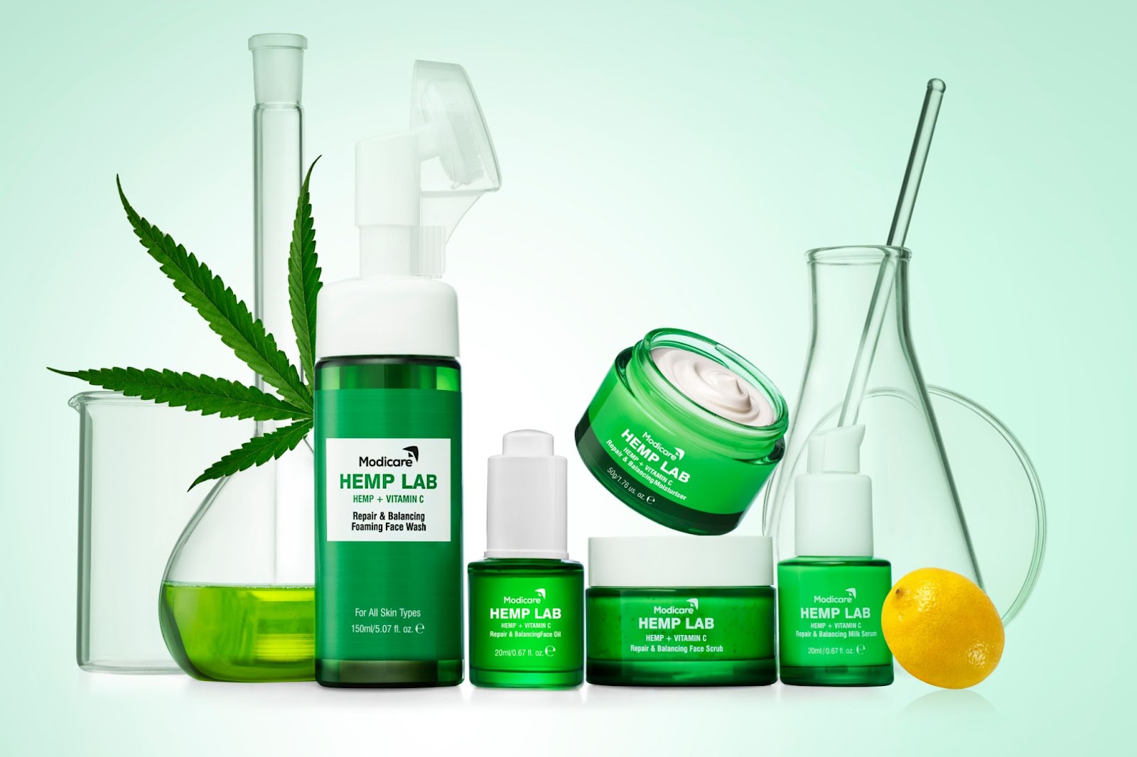 Modicare launches the all-new Hemp Lab range, a holistic skincare solution for repair & balance