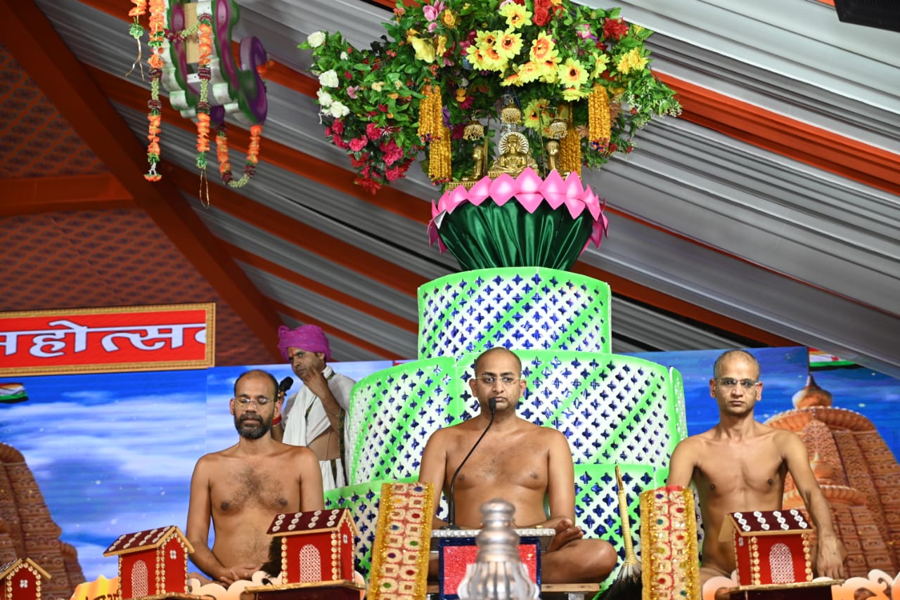 Panchkalyanak Celebration in the Presence of Muni Aditya Sagar 