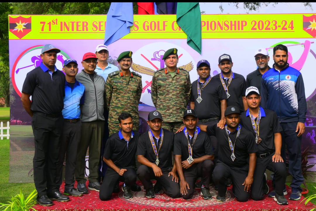 71ST INTER SERVICE GOLF CHAMPIONSHIP CONCLUDES AT JAIPUR