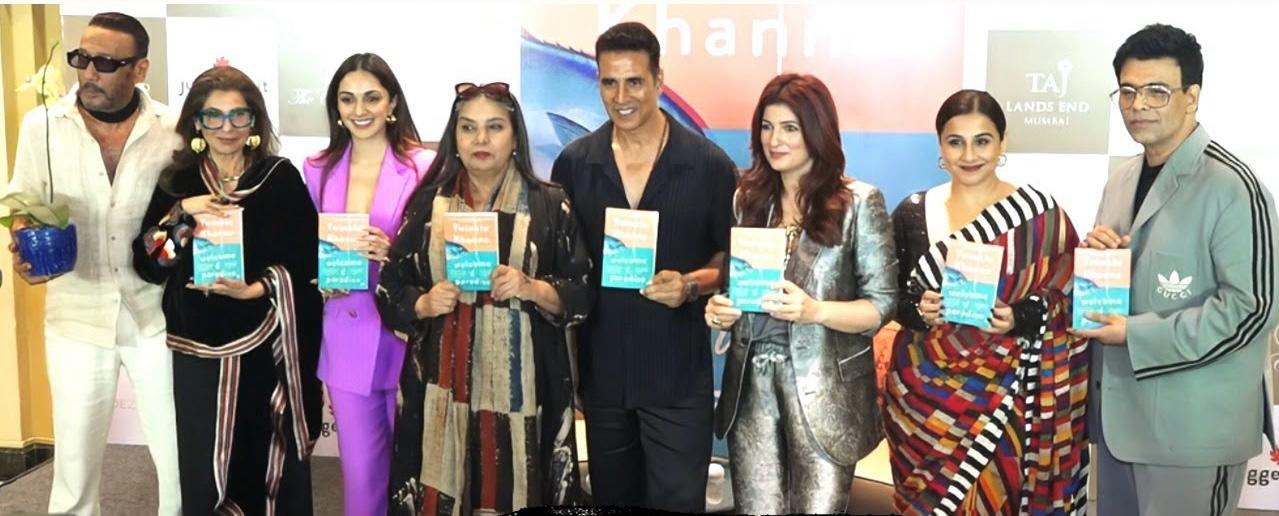 Twinkle Khanna Launches her Fourth Book, "Welcome to Paradise," at a Star-Studded Event