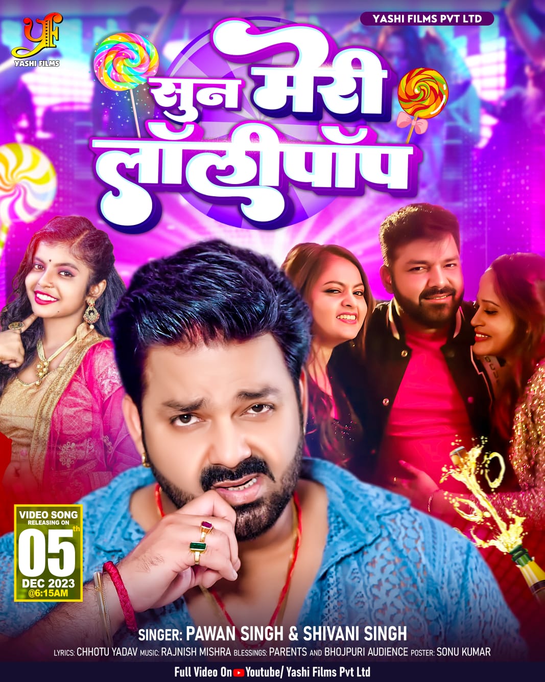 Pawan Singh Makes Explosive Comeback with "Sun Meri Lollipop" on Yashi Films!
