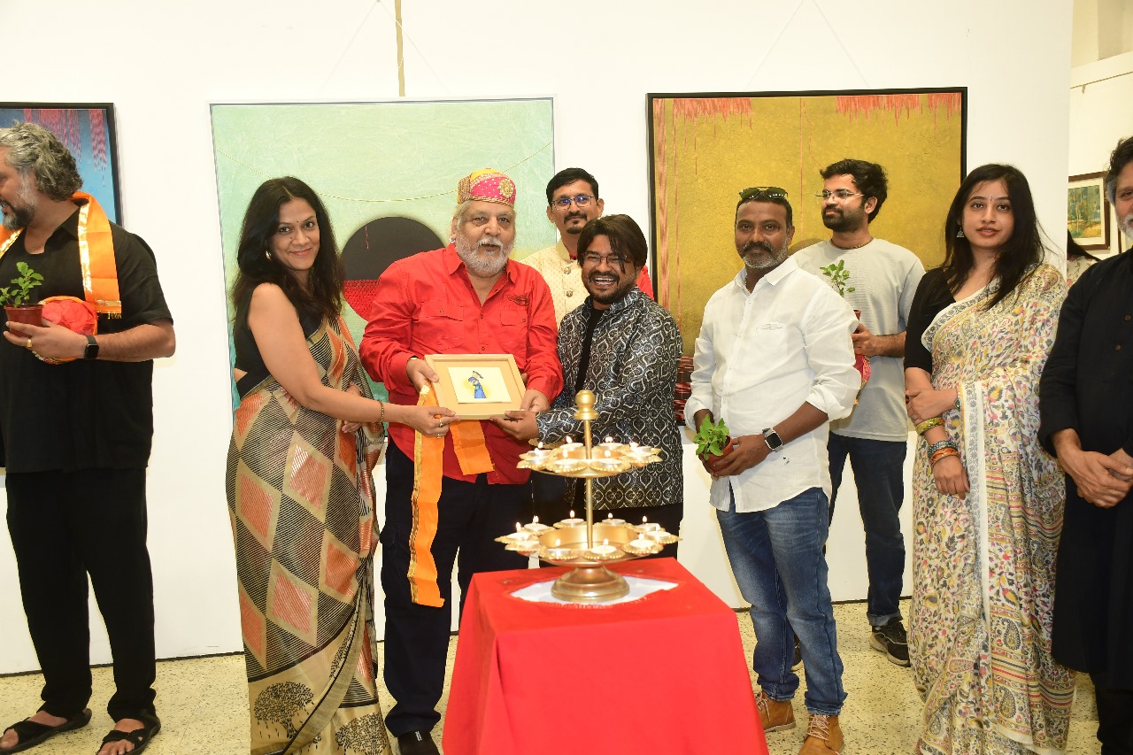 Exhibition Commences at Jehangir Art Gallery Featuring Udaipur Artists Nirmal Yadav and Snehil Babel