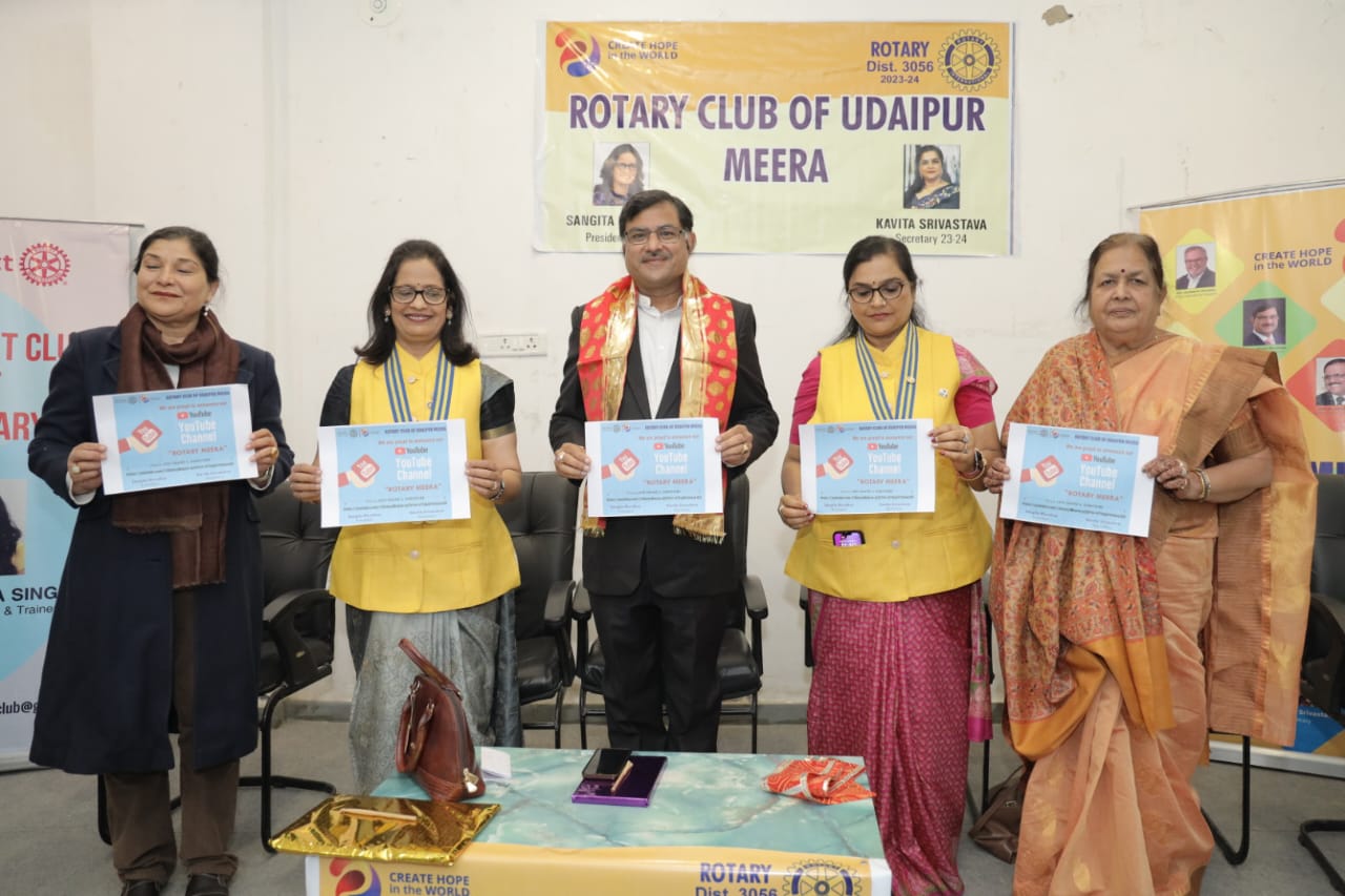 Rotary Club Meera Launches YouTube Channel on Personality and Self Development