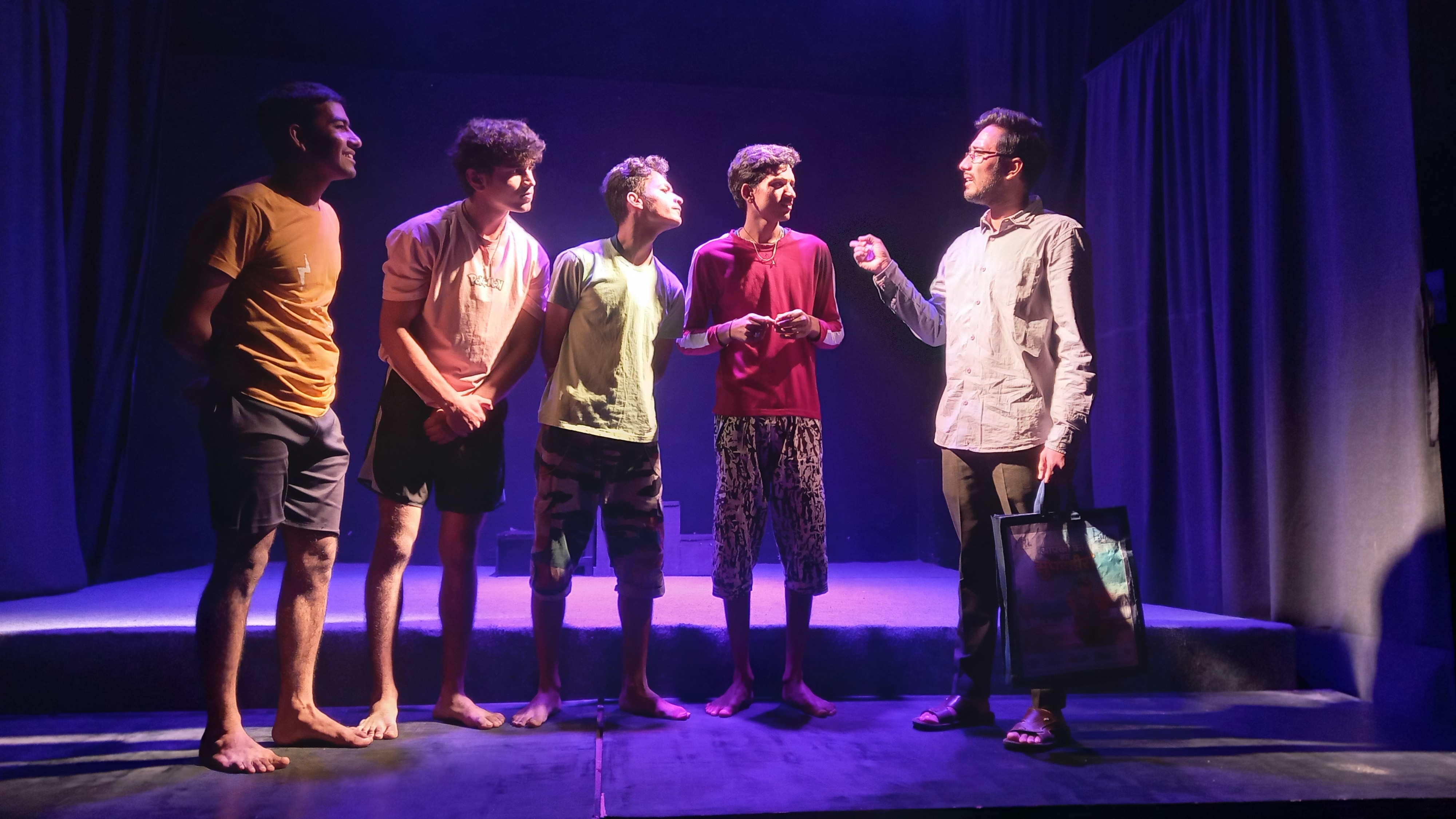 Little Picasso's Fifth Day: Hindi Play 'Lost Where We Belong' Staged at Rasdhara Cultural Institute