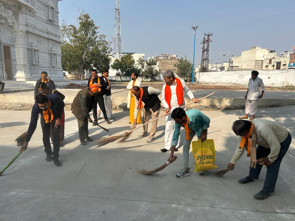 Preparations in Full Swing for Grand Procession on January 21," says Brijraj Upadhyay