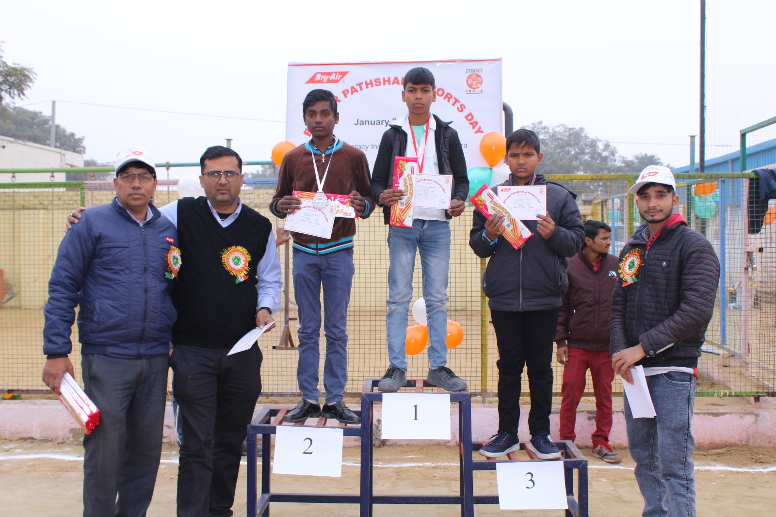 Bry-Air and DRI conduct Sports Day at Bajghera, Gurugram to celebrate International Day of Education